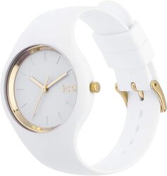 Ice-Watch - ICE Glam White - Women's Wristwatch with Silicon Strap - 000981 (Small)